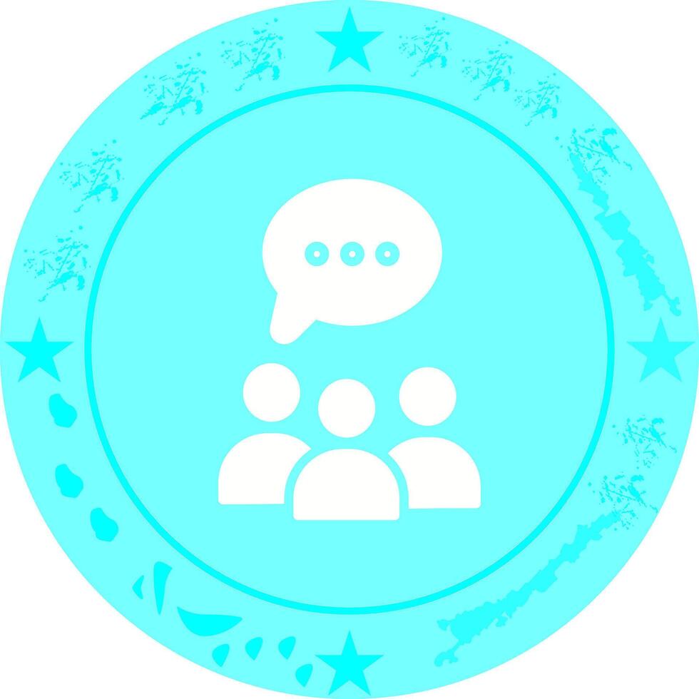 Group Chat Icon Design vector