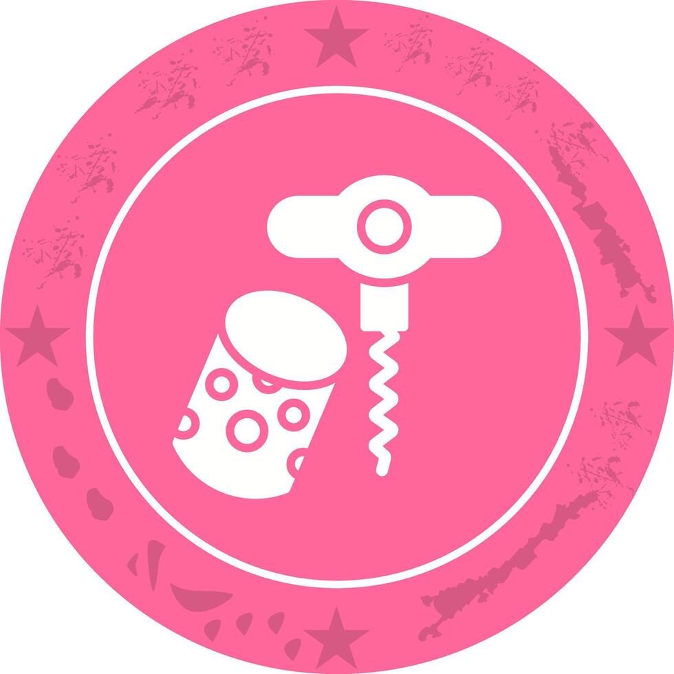 Wine Cork Icon Design vector