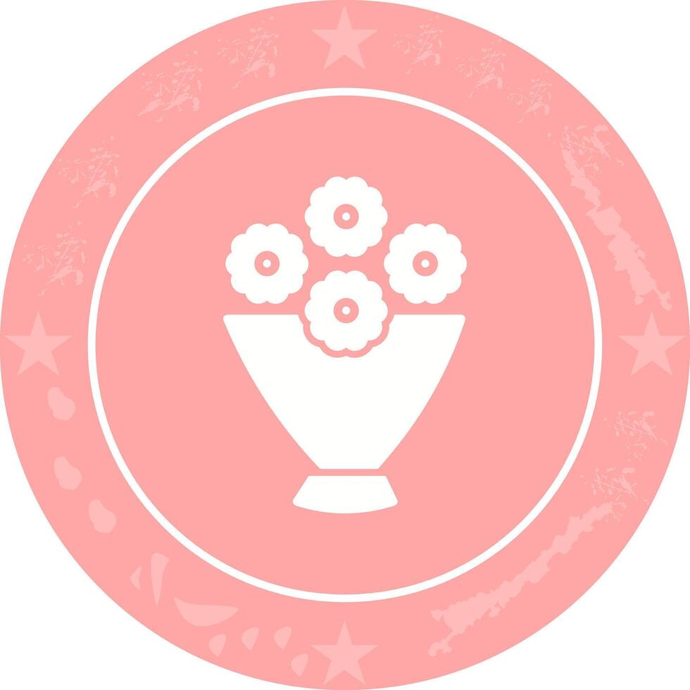 Flower Bouquet Icon Design vector