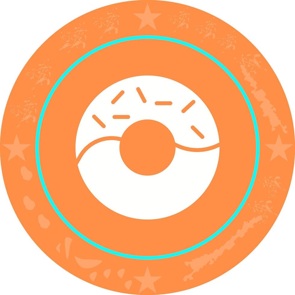 Doughnut Icon Design vector