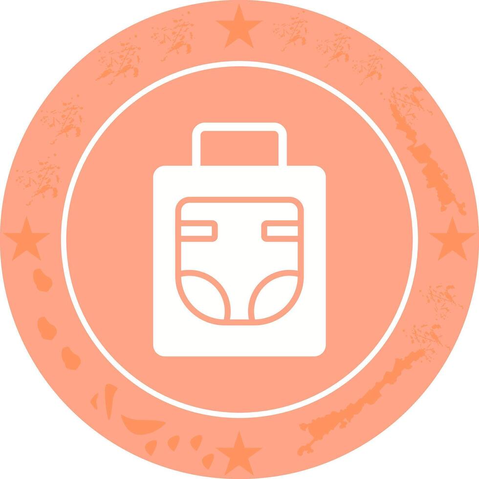 Diaper Bag Icon Design vector