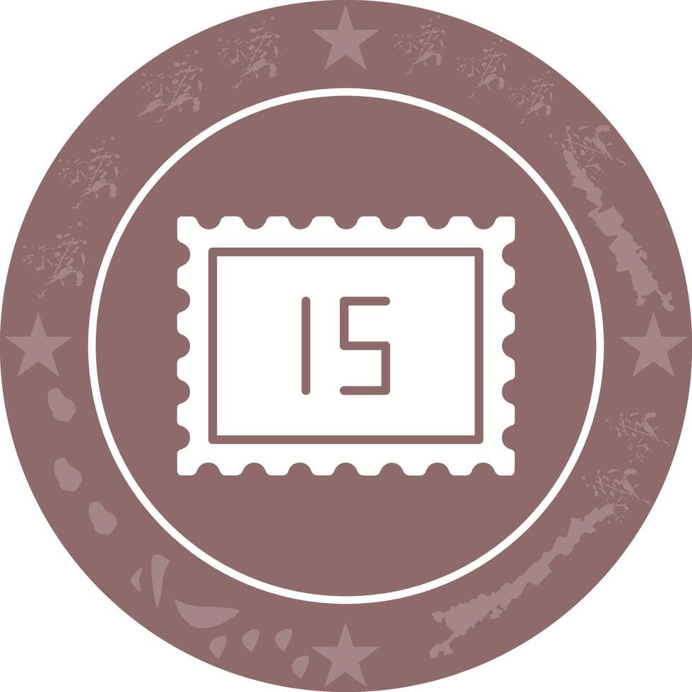 Postage Due Icon Design vector