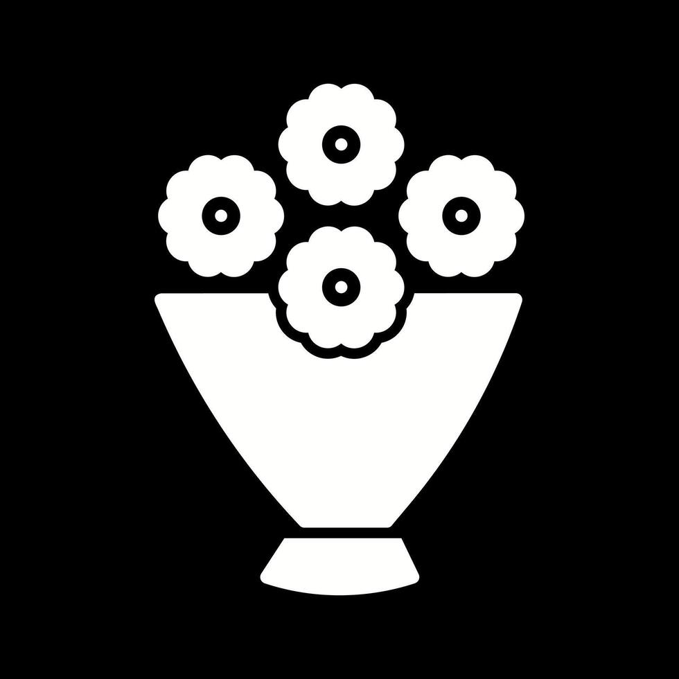 Flower Bouquet Icon Design vector