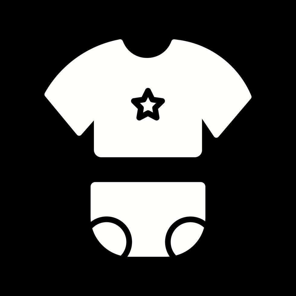 Baby Clothes Icon Design vector
