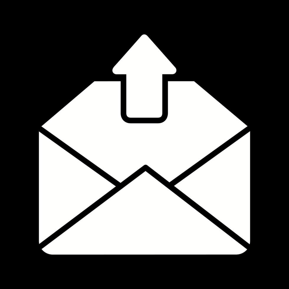 Outbox Icon Design vector