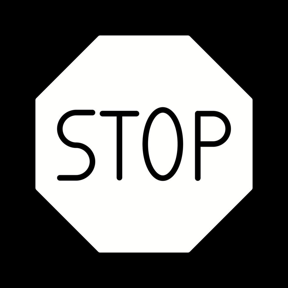 Stop Sign Icon Design vector
