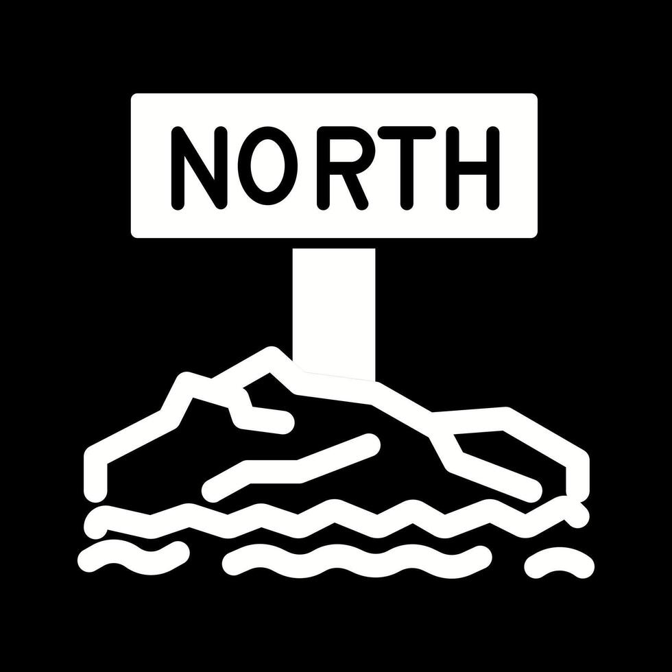 Northpole Icon Design vector