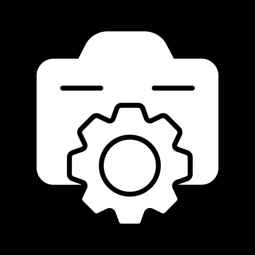 Photo Gear Icon Design vector