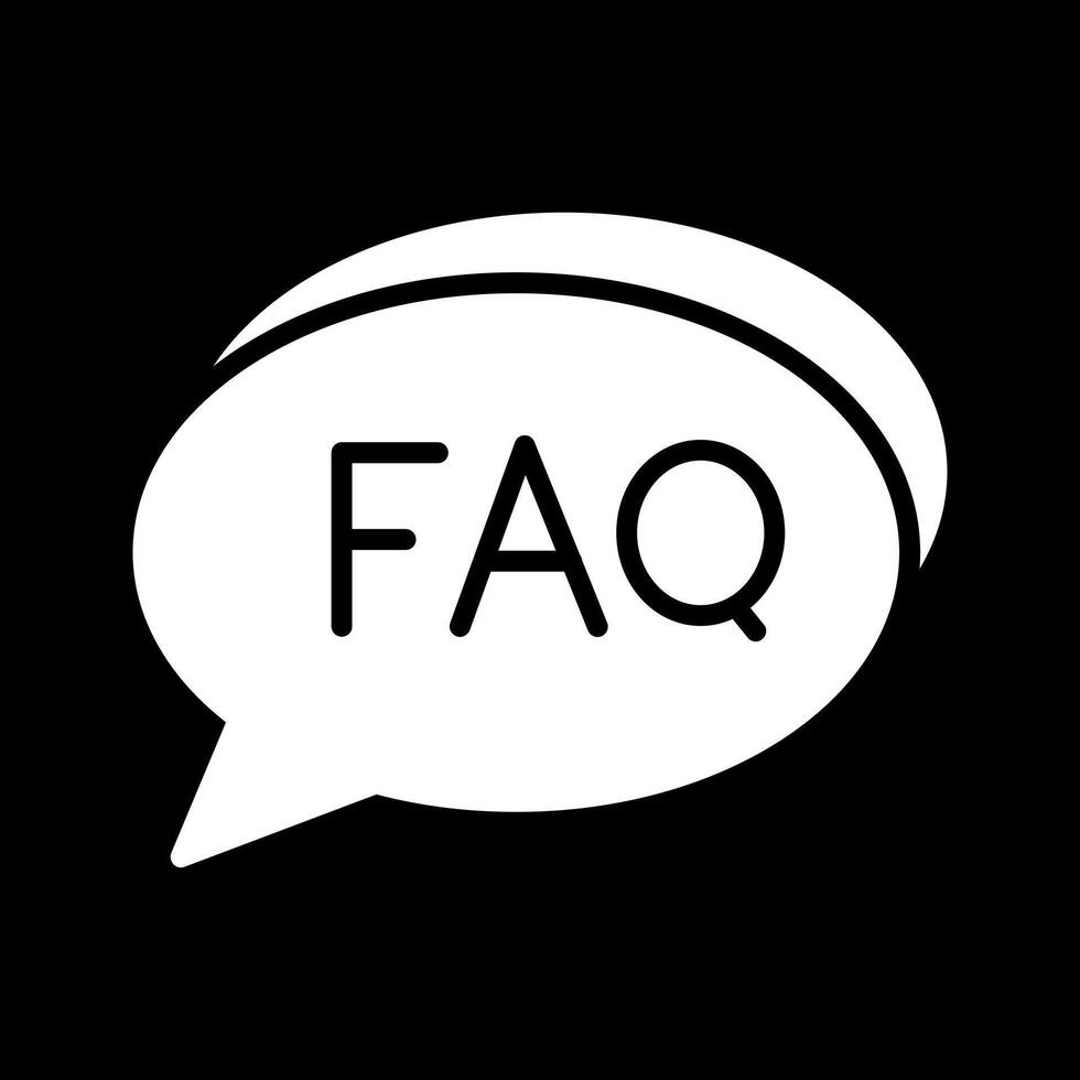 FAQ Section Icon Design vector