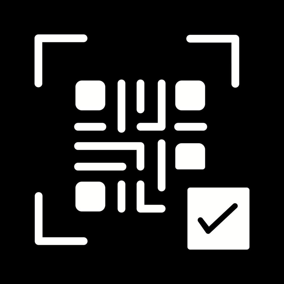 QR Code Link Icon Design vector