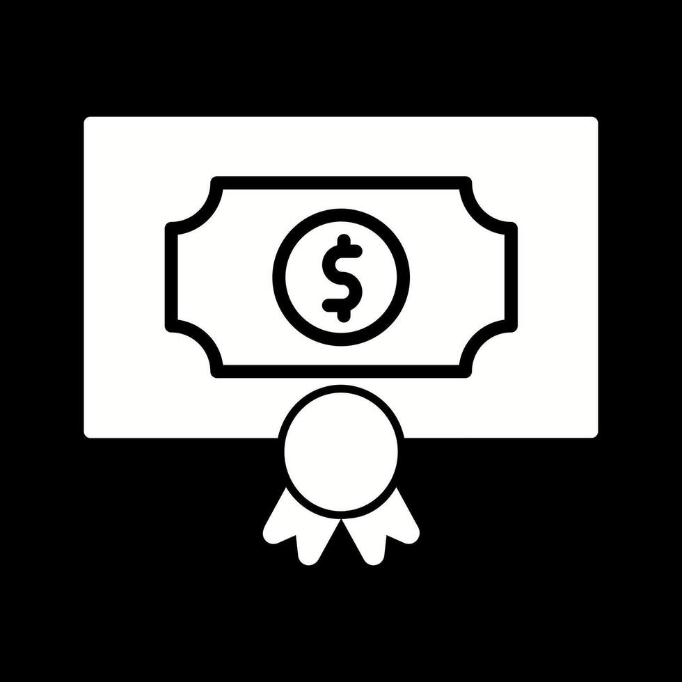 Money Prize Icon Design vector