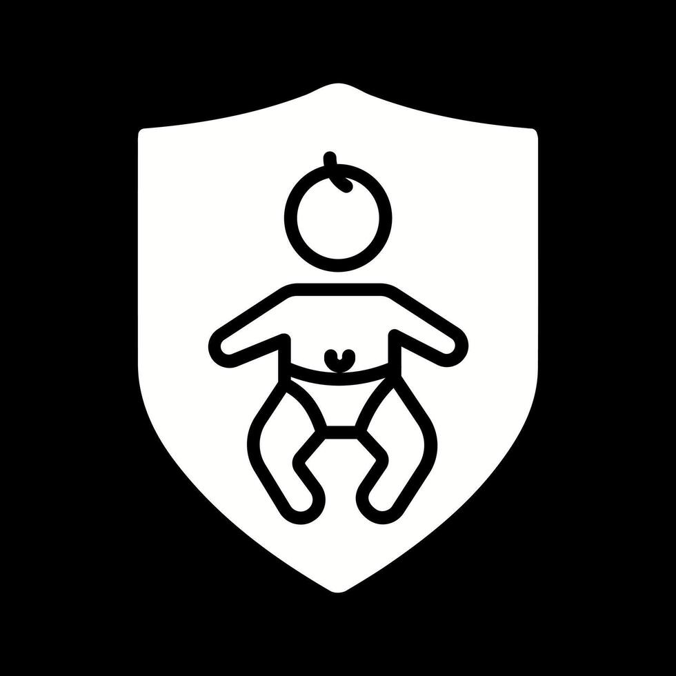 Baby Safety Icon Design vector