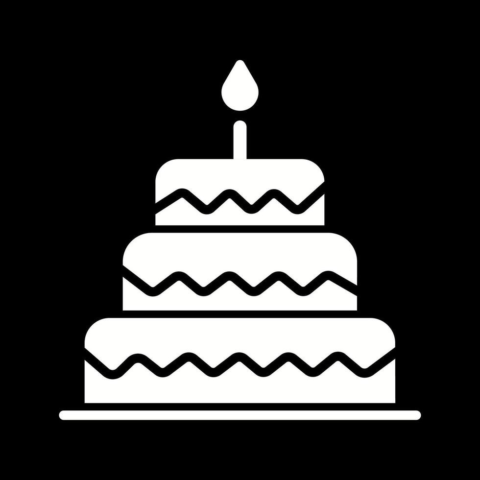 Cake Topper Icon Design vector
