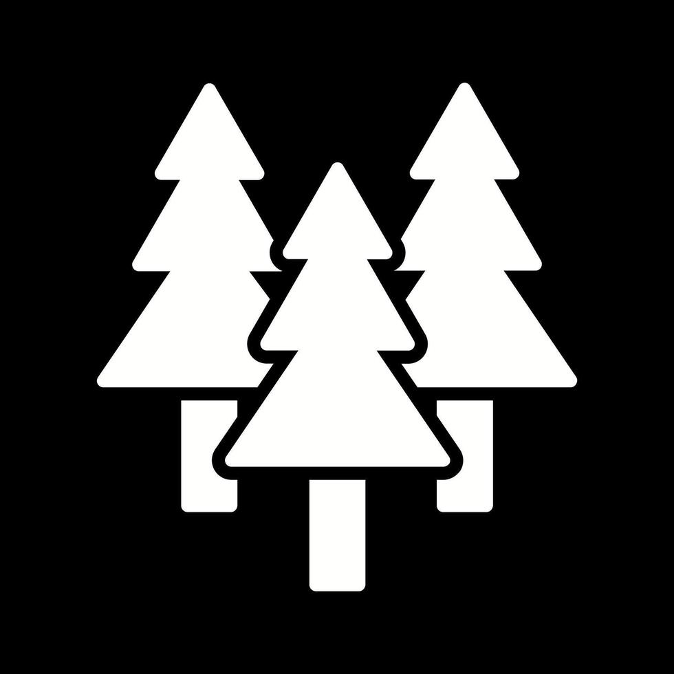 Evergreen Tree Icon Design vector