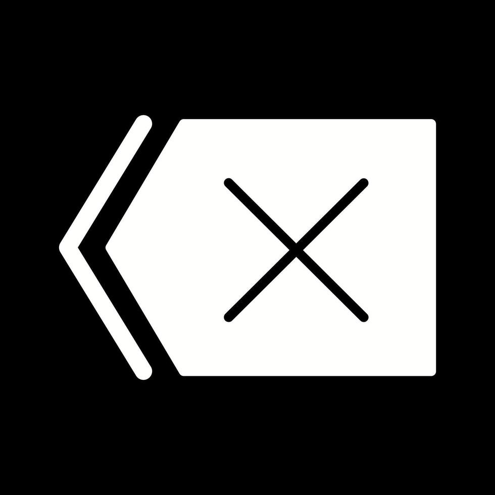 Delete Icon Design vector