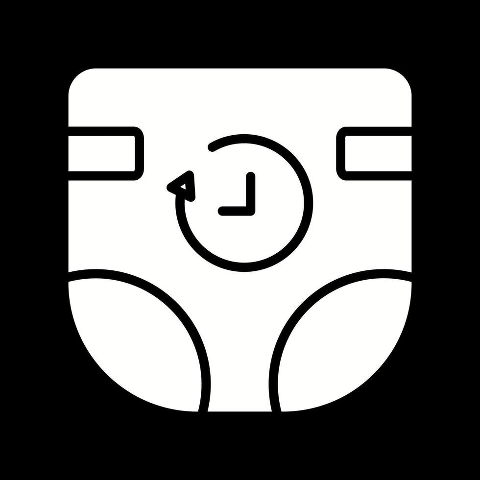 Diaper Duty Icon Design vector