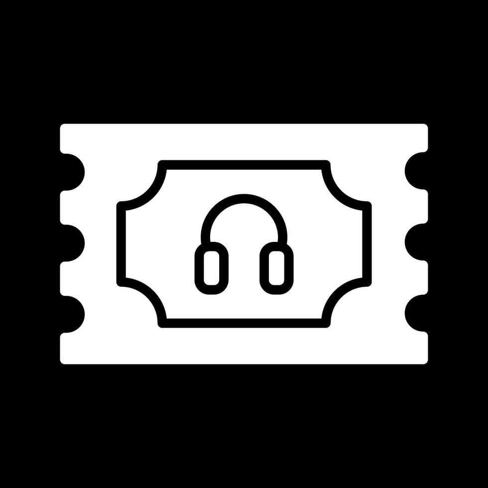 Support Ticket Icon Design vector