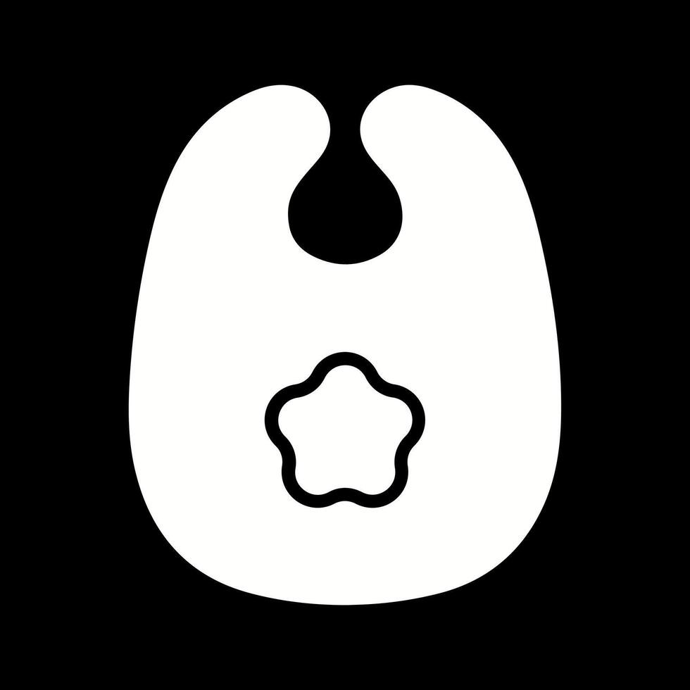 Cute Bibs Icon Design vector