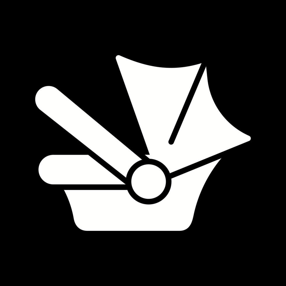 Car Seat Safety Icon Design vector