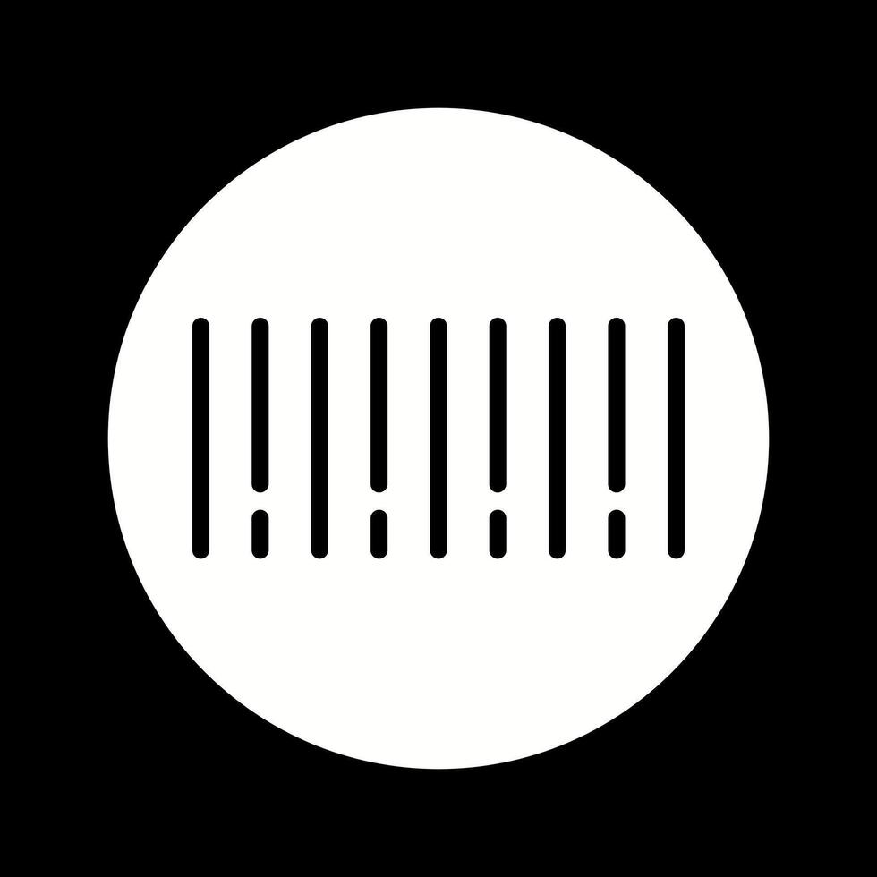 Barcode Sticker Icon Design vector