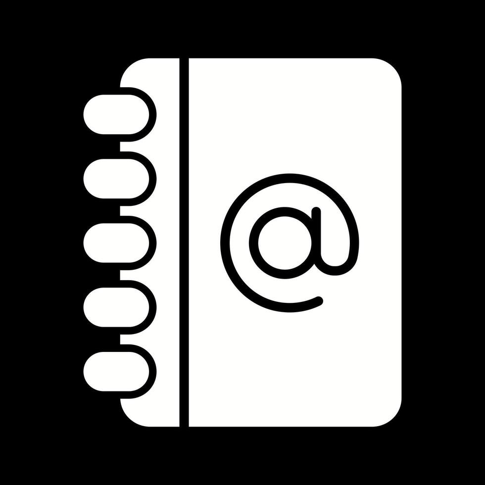 Address Book Icon Design vector