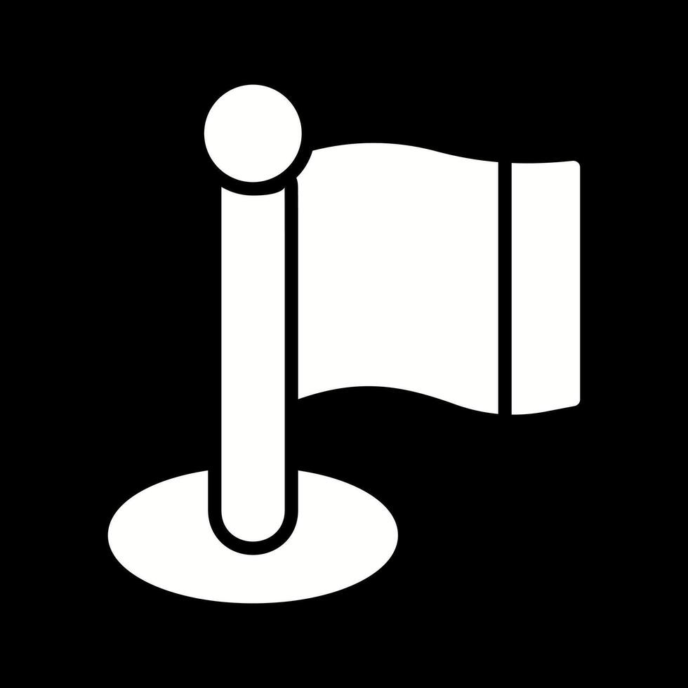 Flagpole Icon Design vector