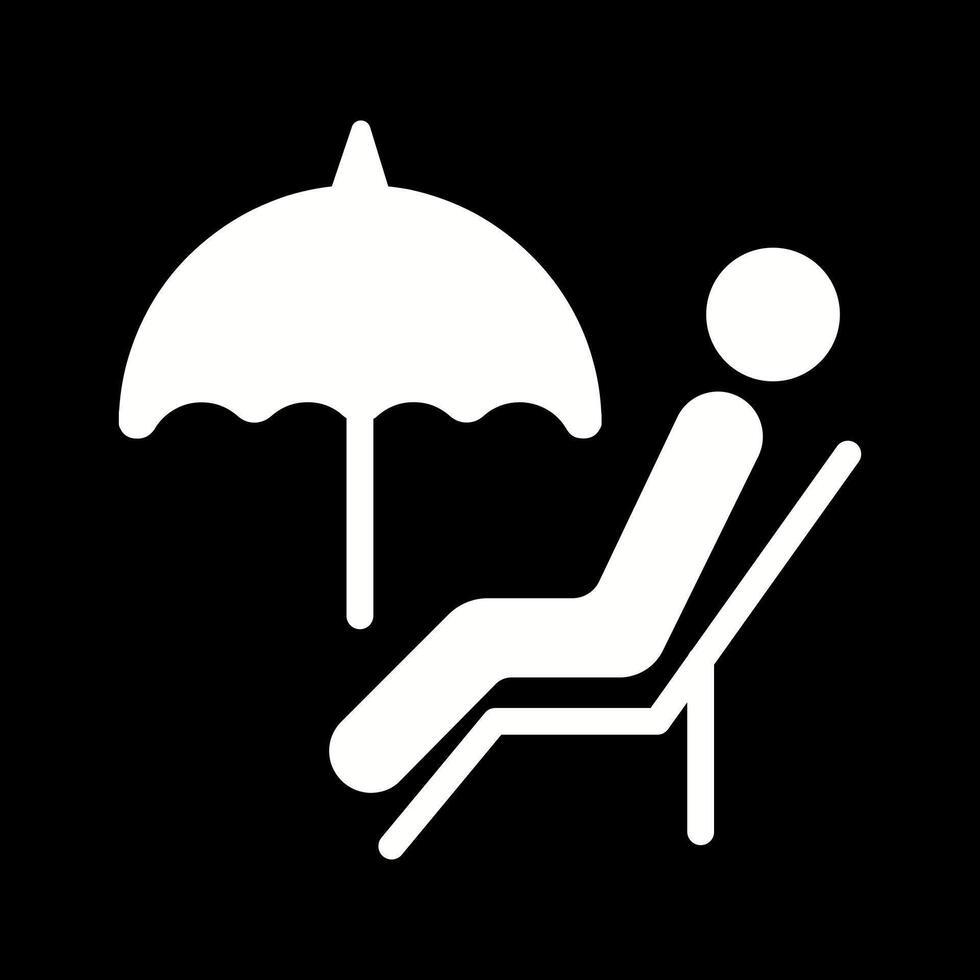 Relaxing Day Icon Design vector