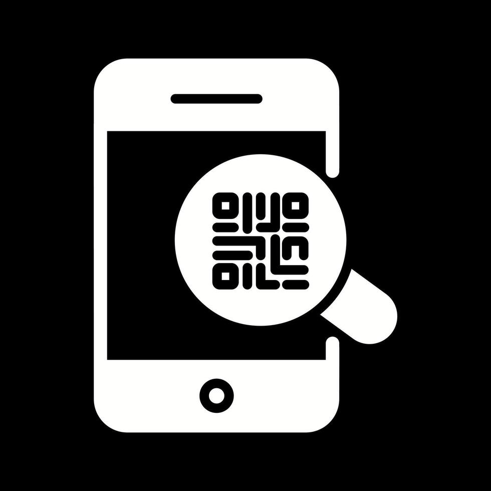 QR Code Authentication Icon Design vector