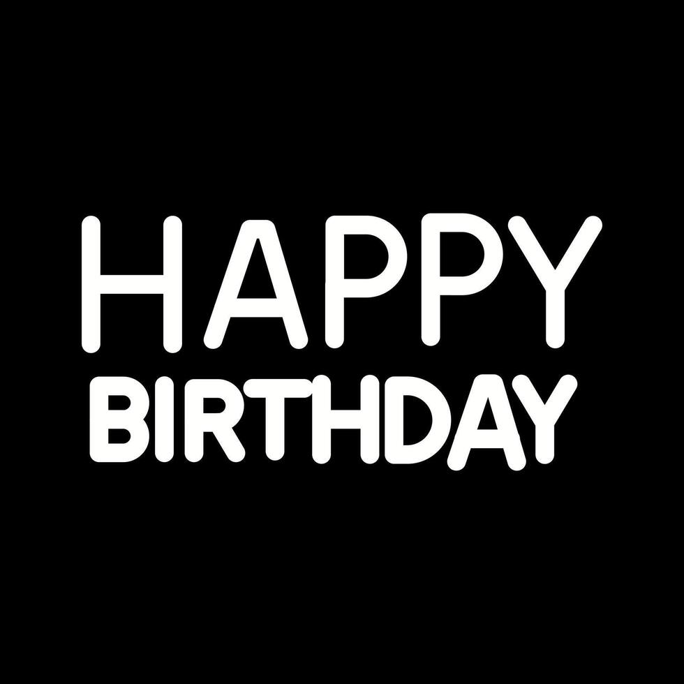 Happy Birthday Sign Icon Design vector