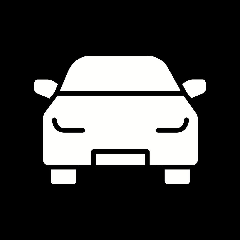 Oncoming Car Icon Design vector