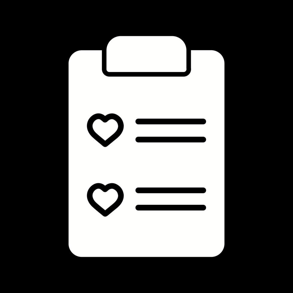 Wishlist Icon Design vector