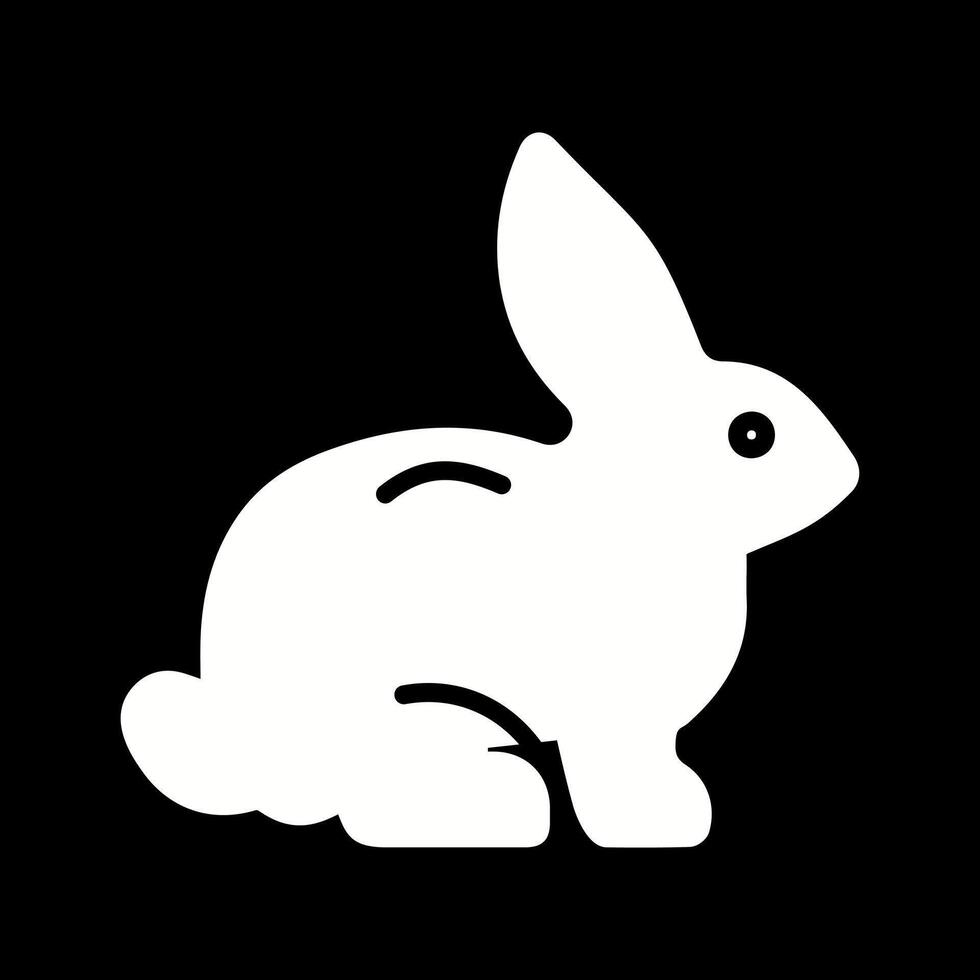 Rabbit Icon Design vector