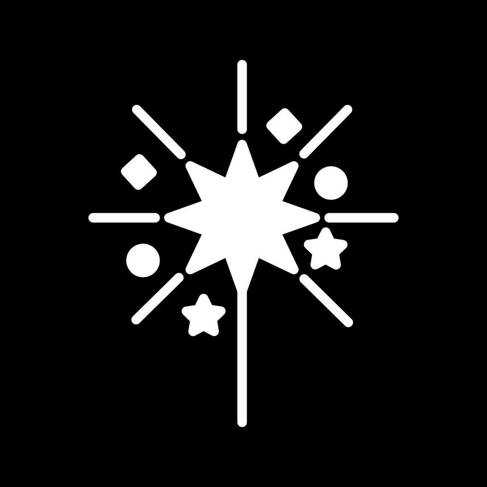 Sparklers Icon Design vector