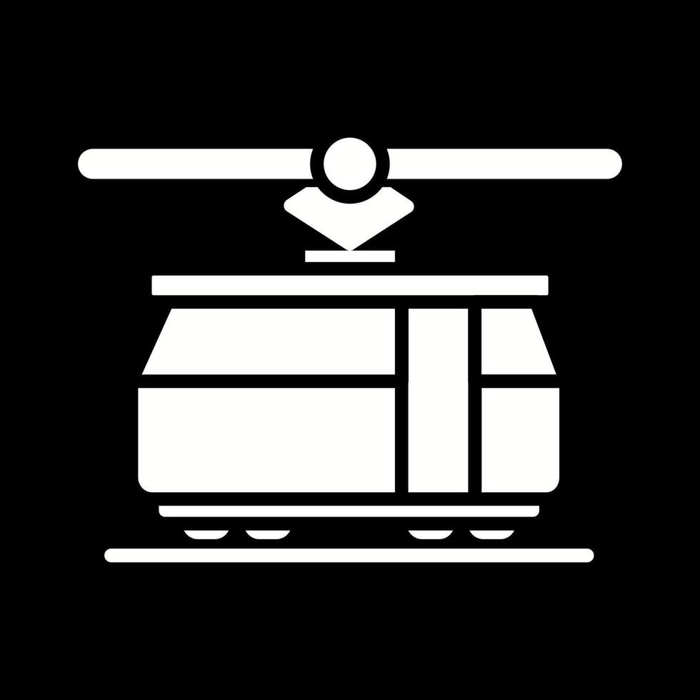 Tram Car Icon Design vector