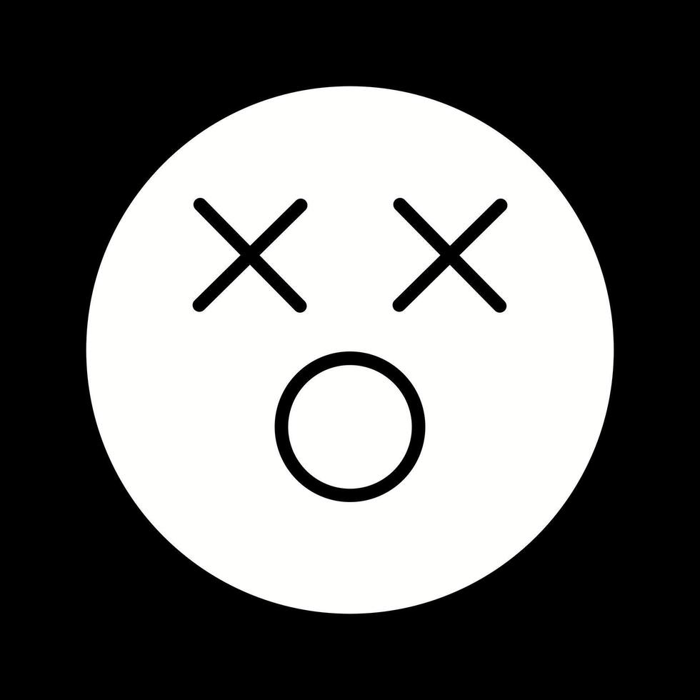 Dizzy Face Icon Design vector