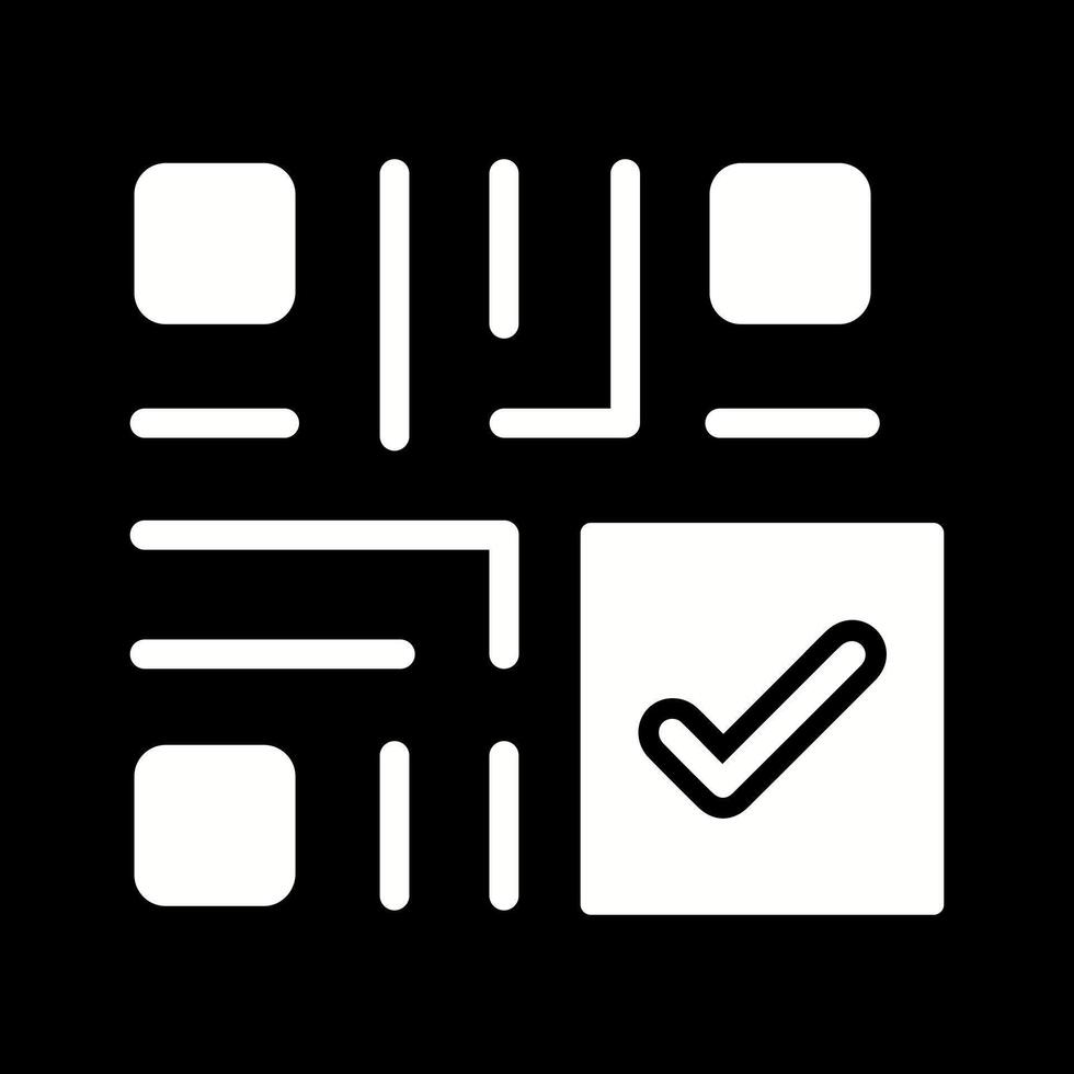 QR Code Checkout Icon Design vector