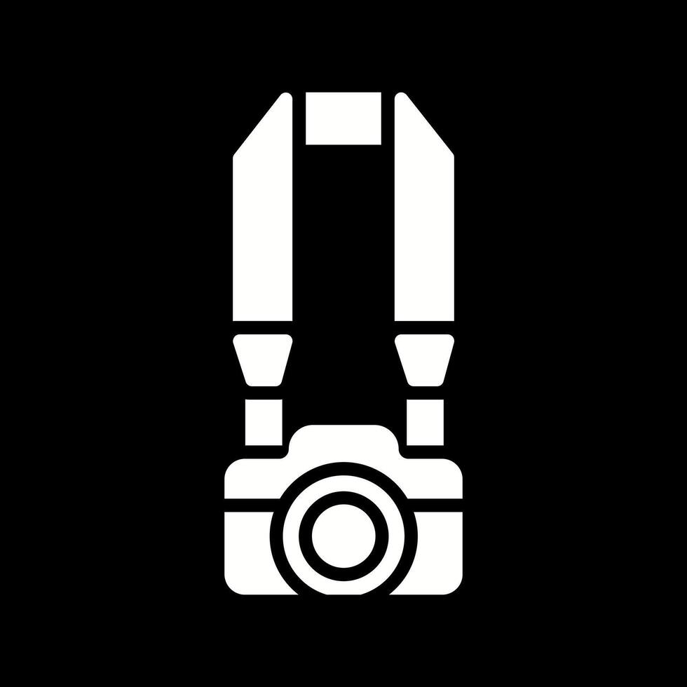Camera Straps Icon Design vector