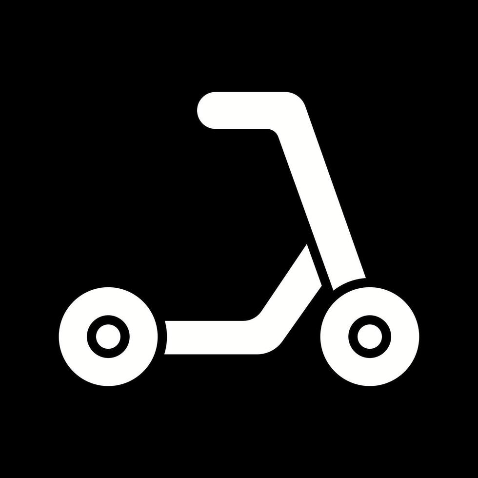 Kick Scooter Icon Design vector