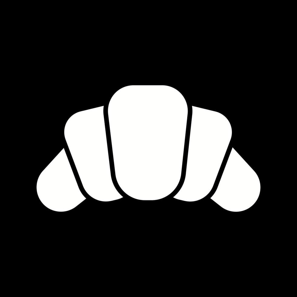 Croissant Icon Design vector