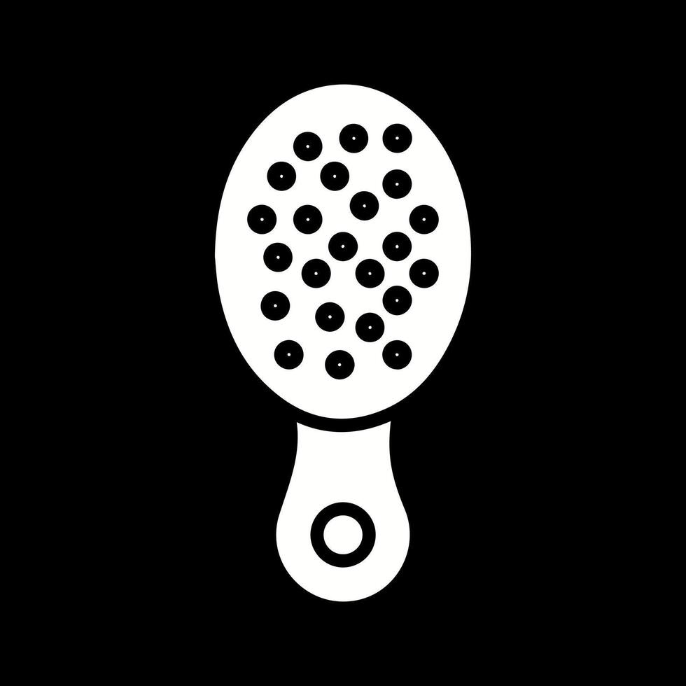 Baby Hairbrush Icon Design vector