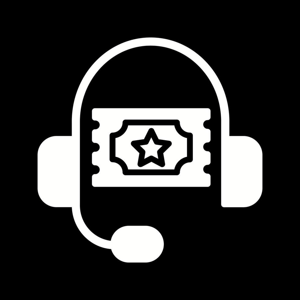 Support Ticket Icon Design vector