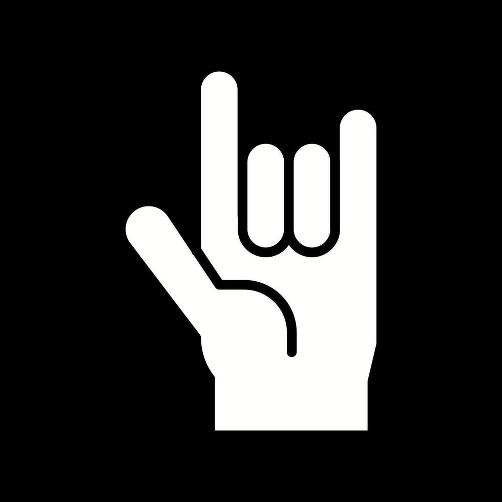 Love You Gesture Icon Design vector