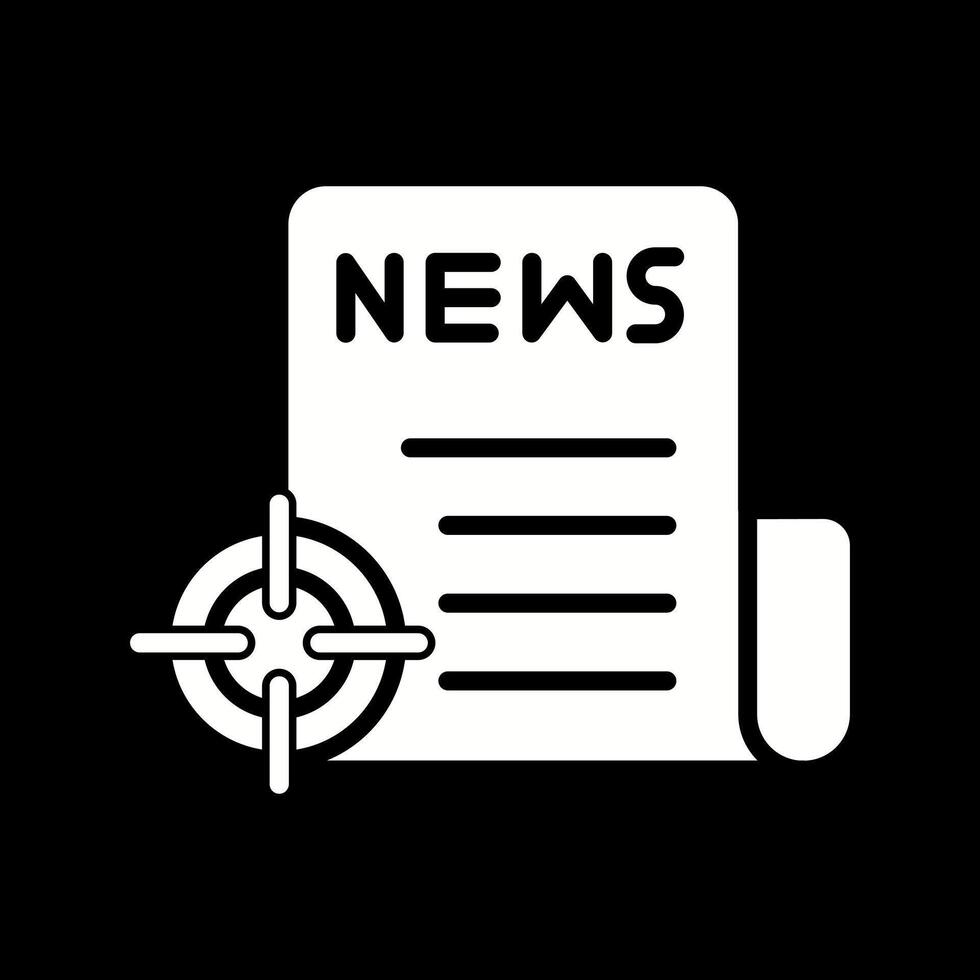 News Scoop Icon Design vector