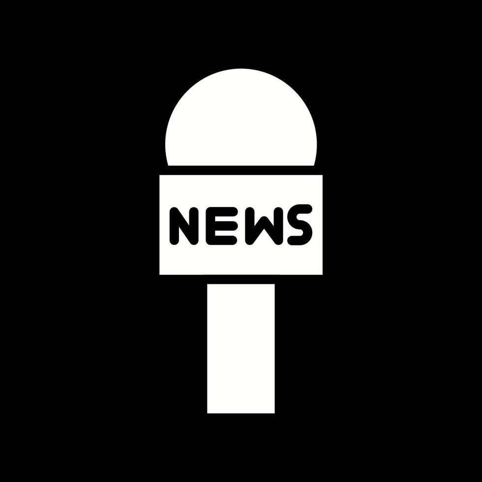 News Microphone Icon Design vector