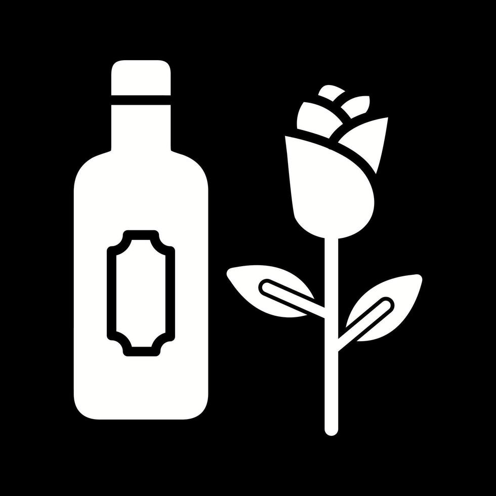 Wine and Roses Icon Design vector