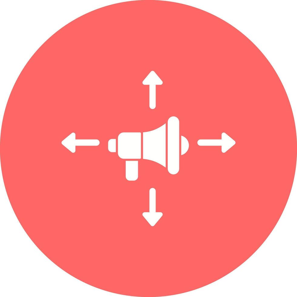 Ad Campaign Icon Design vector
