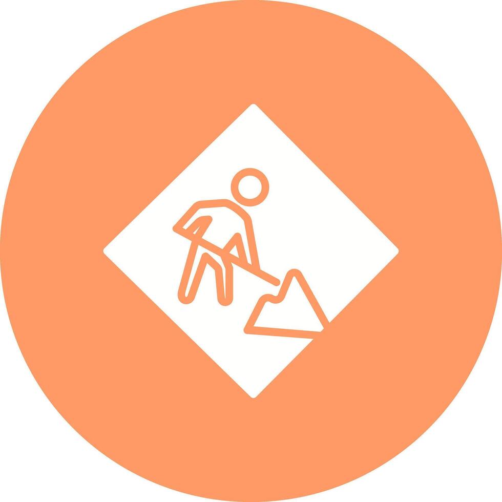 Construction Sign Icon Design vector