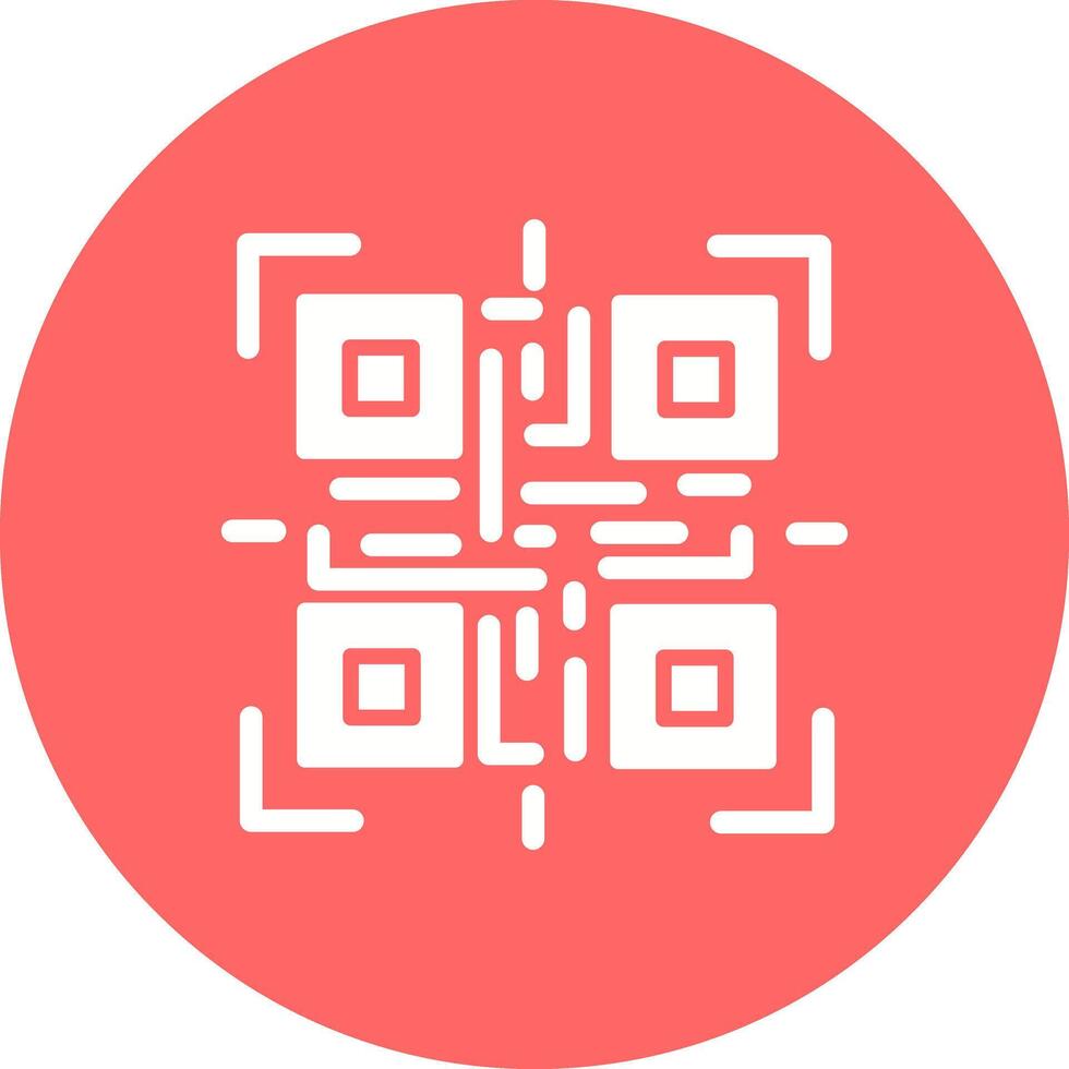 QR Code Reader Icon Design vector