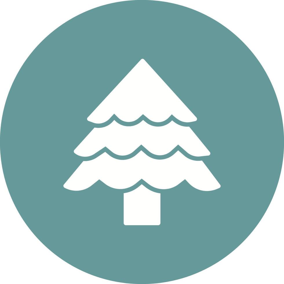 Christmas Tree Icon Design vector