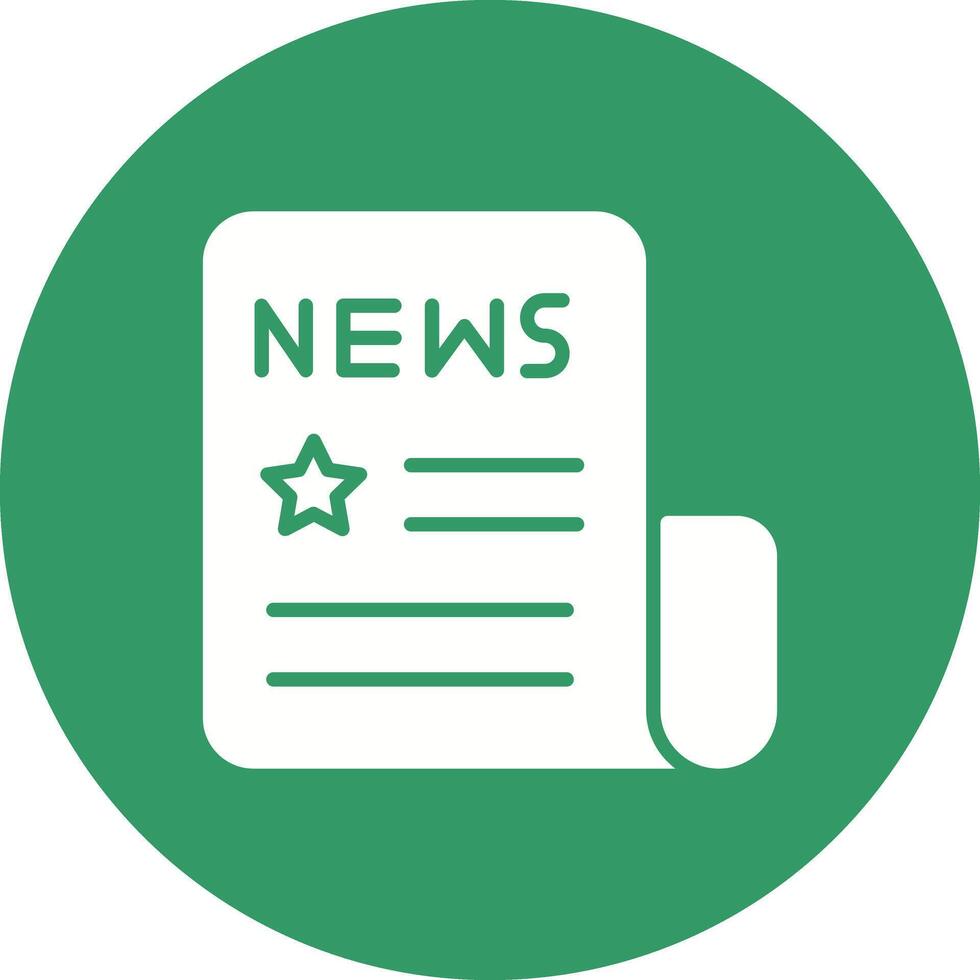 News Headlines Icon Design vector
